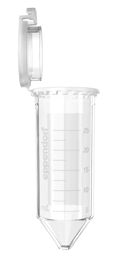 艾本德Eppendorf Conical Tubes 25 mL 帶鎖扣蓋 SnapTec?, 25 mL, 啟動套裝，4  個單離心管架，6  個轉子適配器，轉子孔可容納 50  mL 錐形管, P